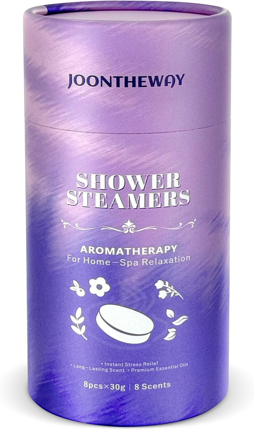 Shower Steamers Aromatherapy 8 Pack – 8% Natural & Organic Essential Oils,Women/Men Spa Steamer, Lingering Intense Aroma Gifts for Women & Men, Spa Gifts & Birthday Christmas Gift Stocking Stuffers