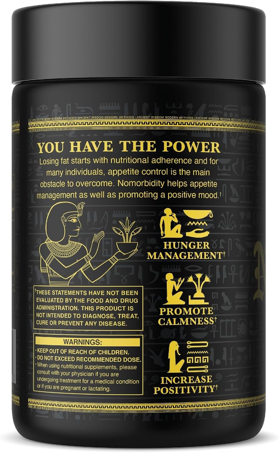 Ambrosia Nomorbidity Extra Strength Appetite Control | Caralluma Fimbriata, InSea2® KSM-66® Ashwagandha,ThinOgen® Laminaria Japonica | Hunger Management | 90 Veggie Capsules (30 Day Supply)