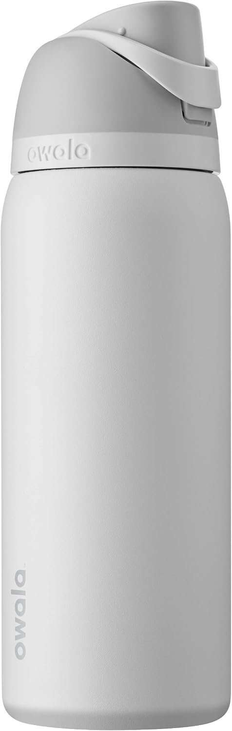 Owala FreeSip Stainless Steel Water Bottle 32 oz Shy Marshmallow
