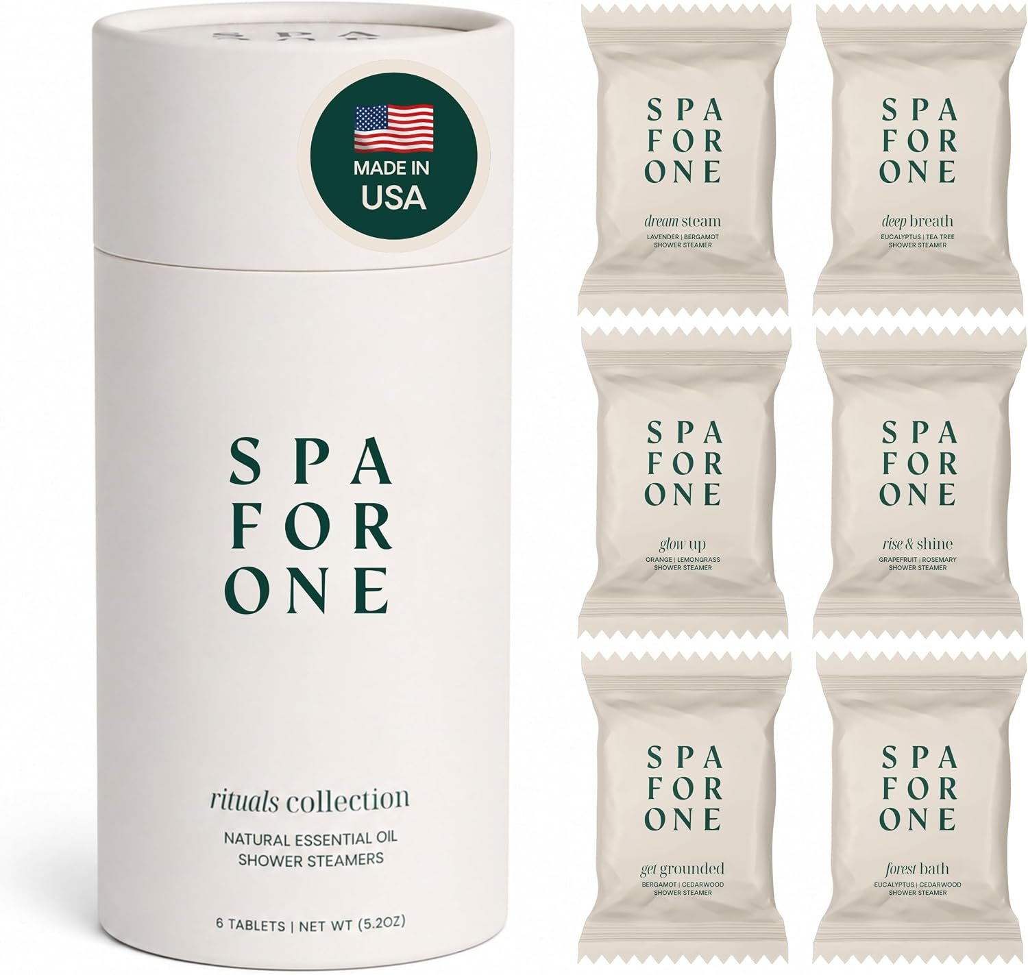 Shower Steamers Aromatherapy, Self Care Gifts – Variety 6 Pack