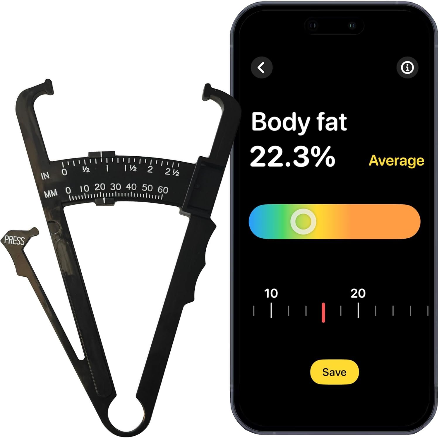 Analog Body Fat Caliper