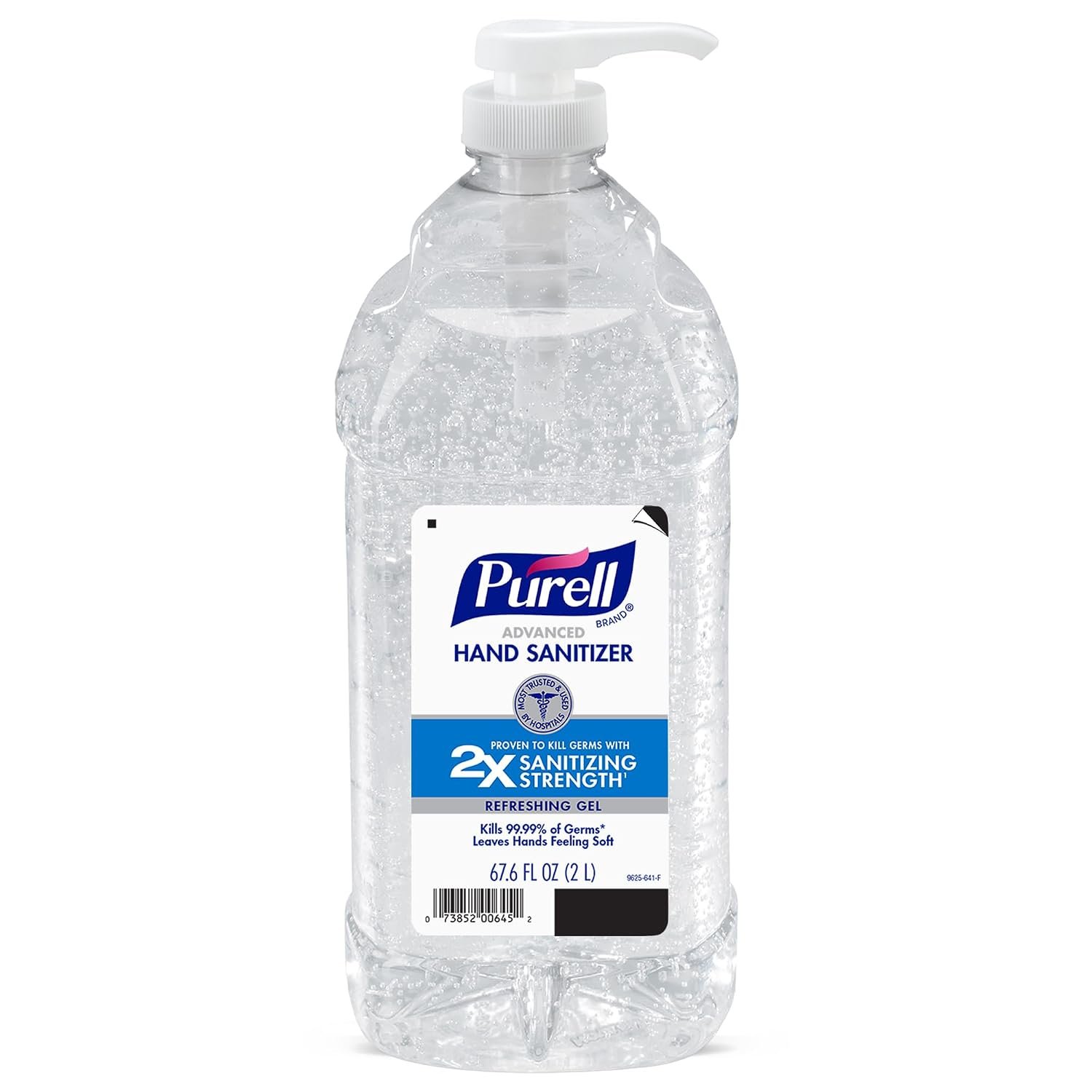 Purell Advanced Hand Sanitizer Refreshing Gel, Clean Scent, 2-Liter Pump Bottle (Pack of 1) – 1015-04-CMR