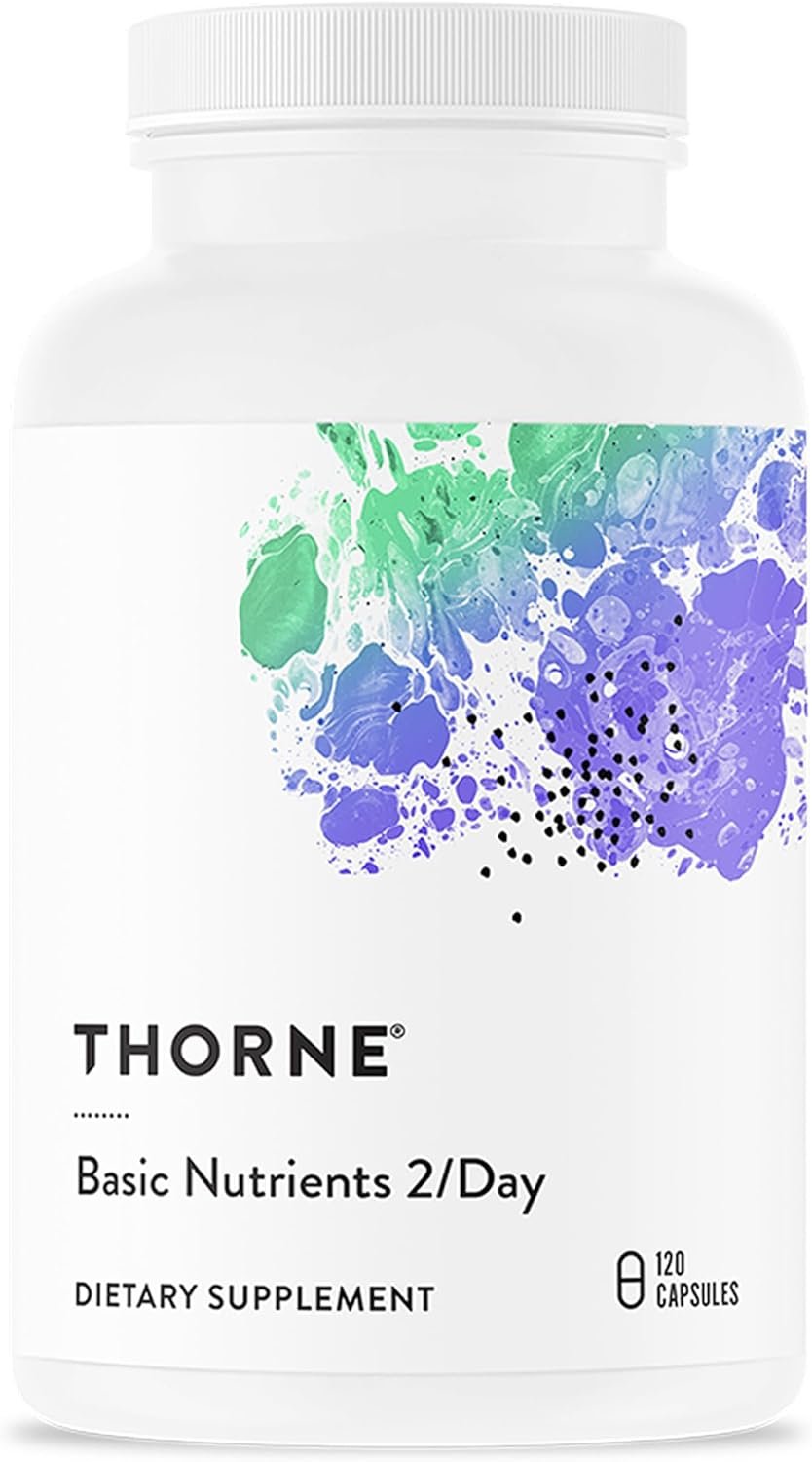 THORNE Basic Nutrients 2/Day, Vitamin & Mineral Formula, 120 Capsules