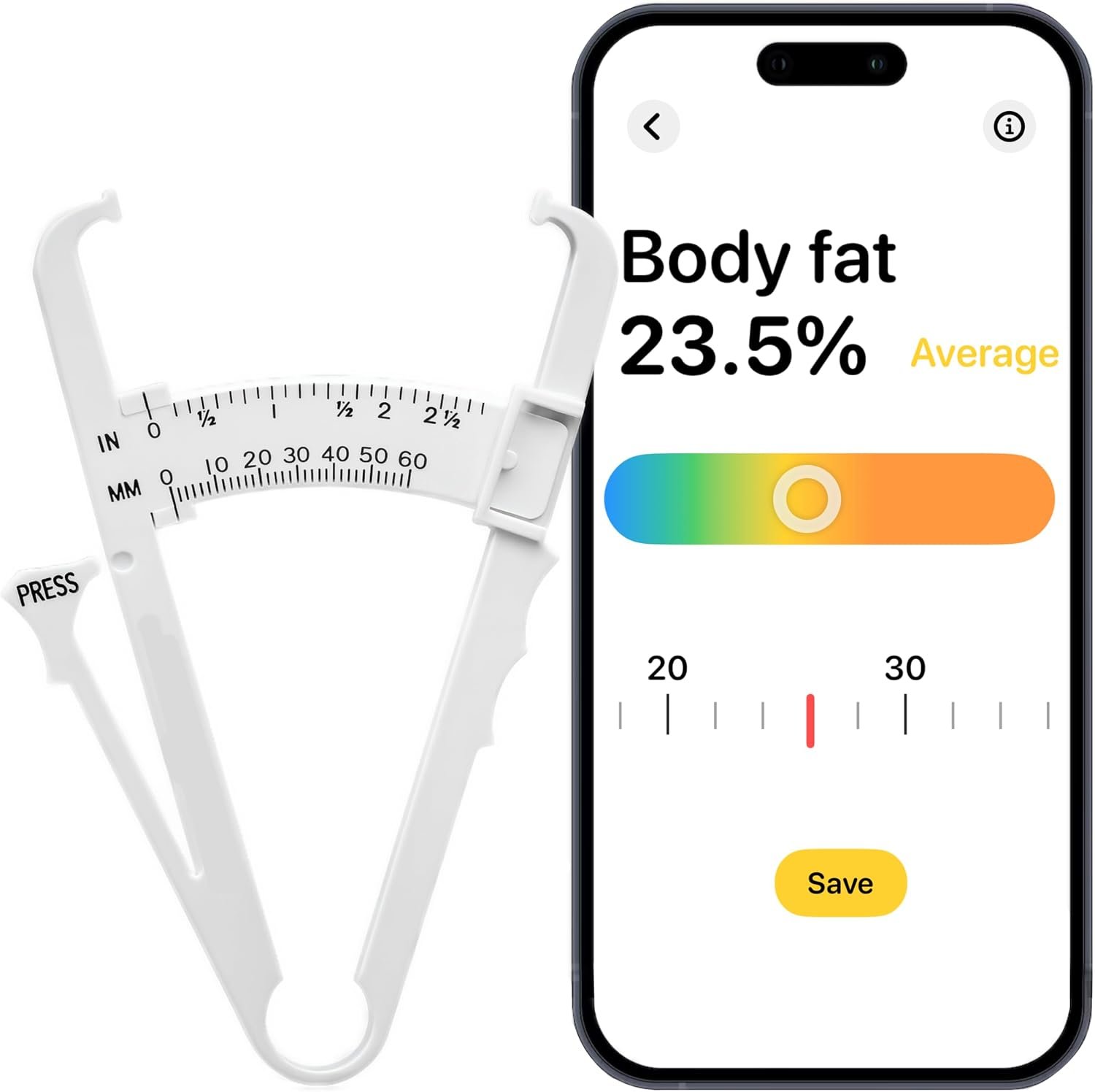 Analog Body Fat Caliper