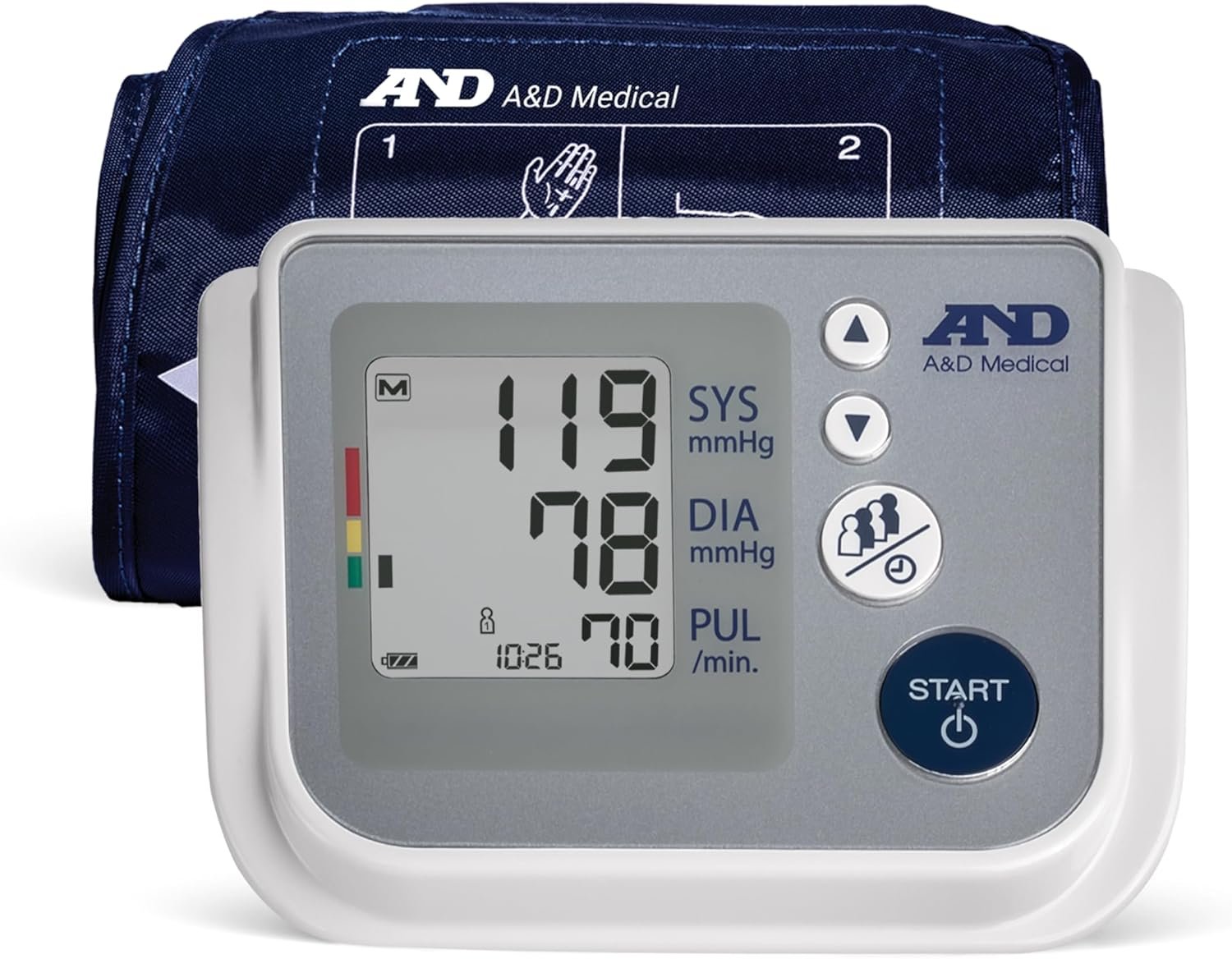 A&D Medical UA-767F Blood Pressure Monitor, 4 Users, Wide Cuff 8.6-16.5″