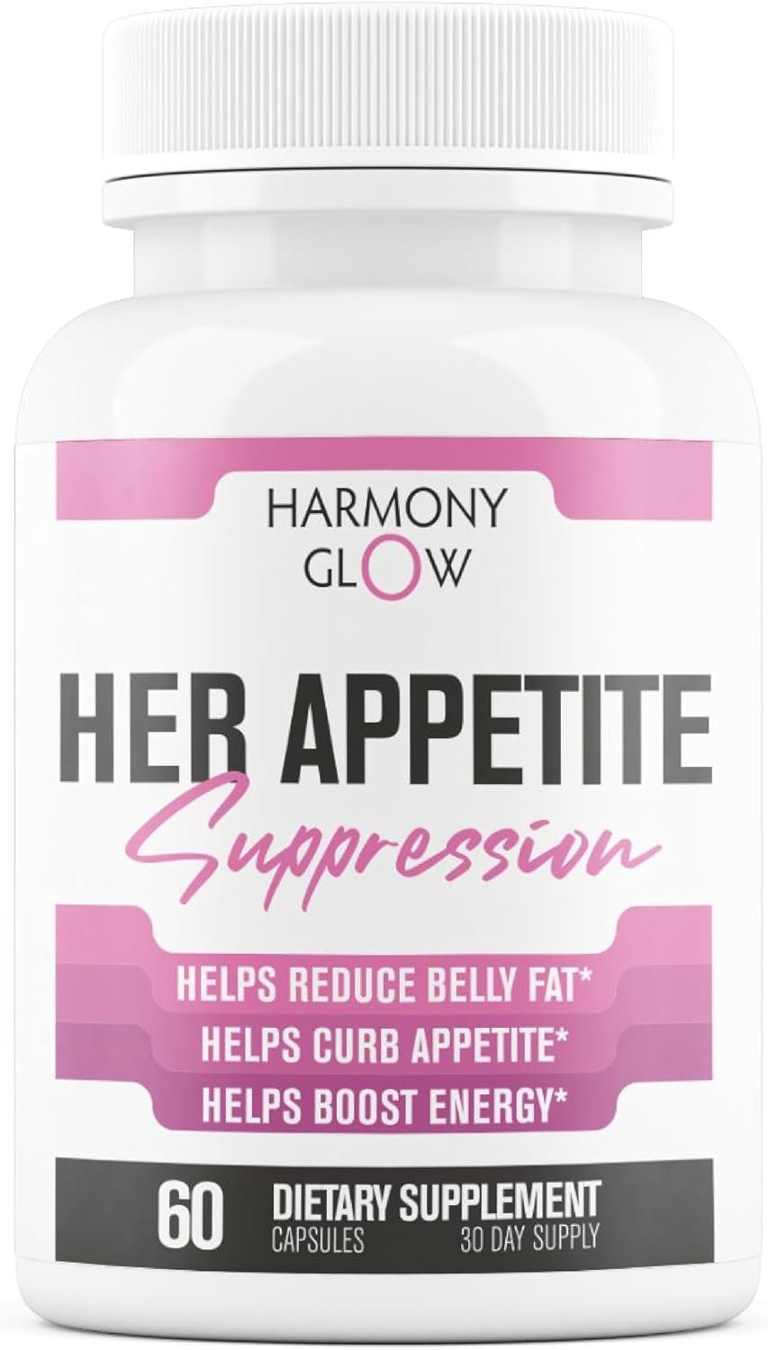 Her Appetite Suppression – Supports GLP-1 Related Metabolic Pathways, Promotes Weight Loss for Women, Helps Control Appetite/Cravings & Promotes Energy | 3rd Party Tested Supplement – 60 Capsules