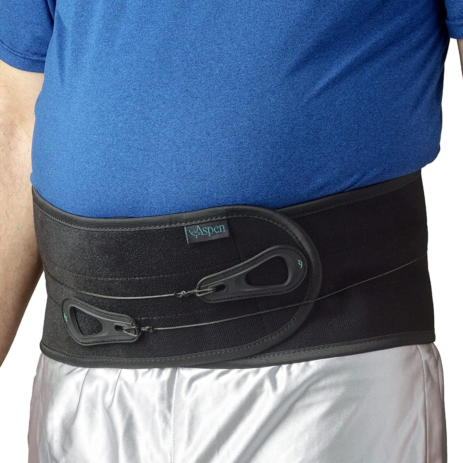 ASPEN Lumbar Support Back Brace, Patented Pulley System with Targeted Compression, Pain Relief for Men & Women, Large, 36″-42″