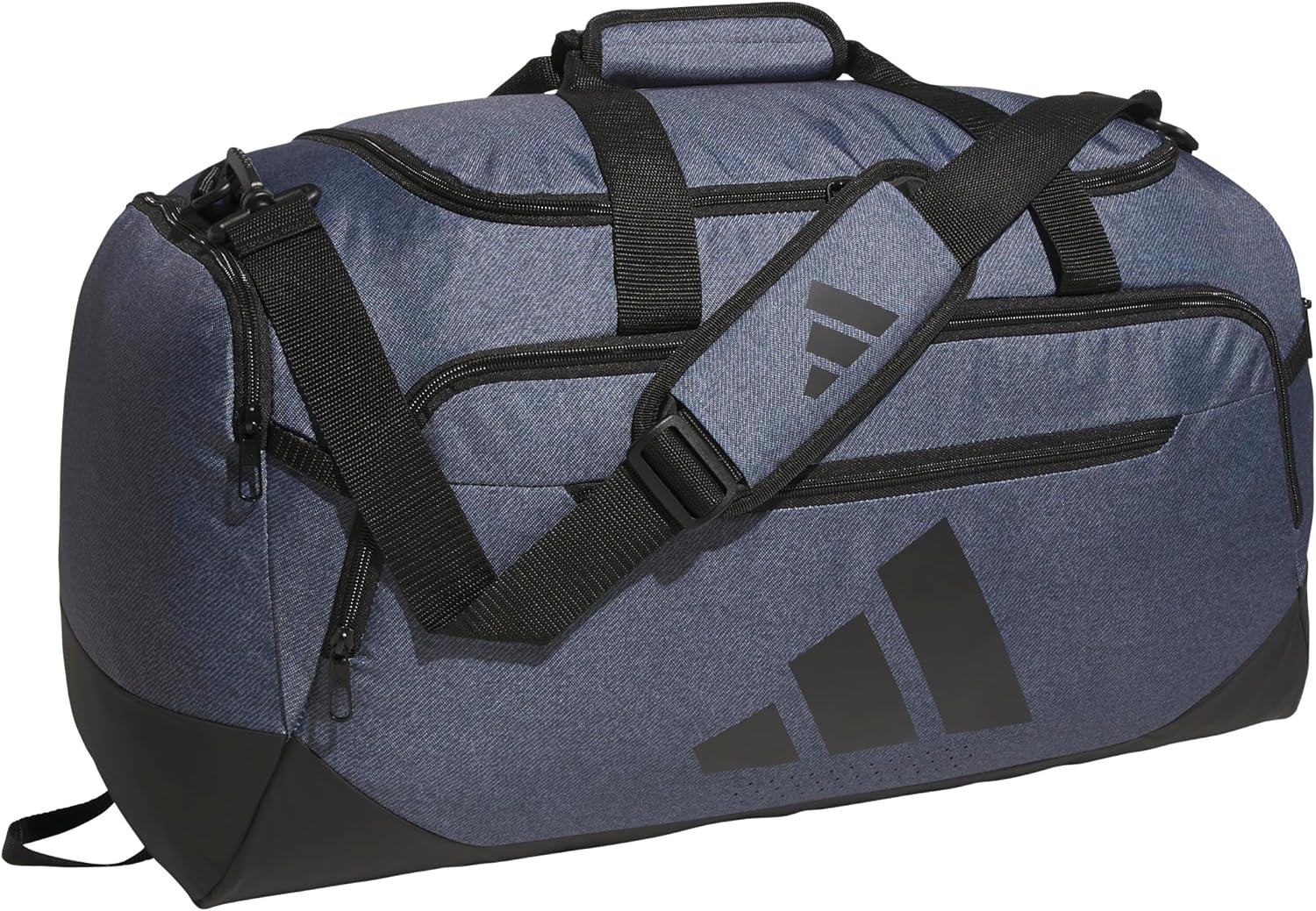 adidas Defender Duffel Bag, Twill Onix Grey/Black, OSFA