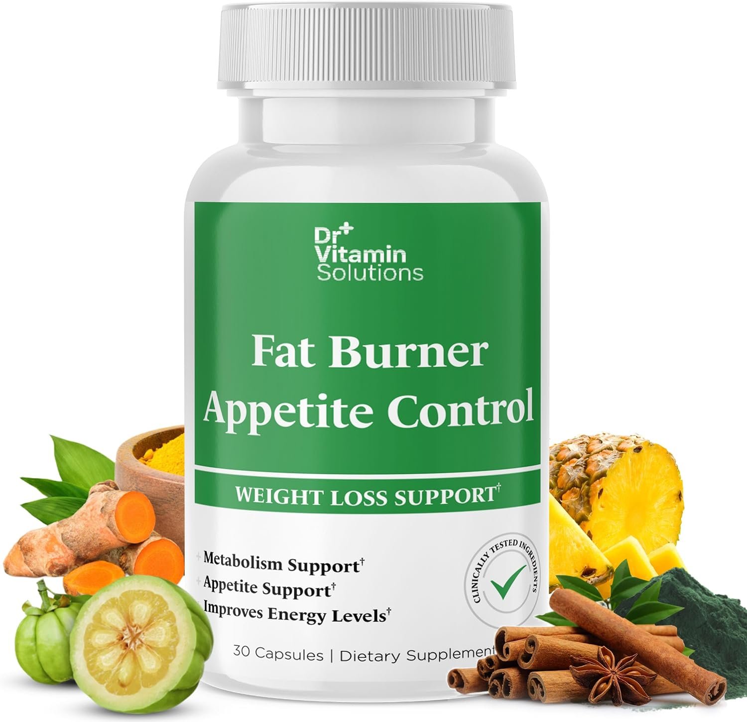 Fat Burner and Appetite Suppressant for Weight Loss for Women and Men