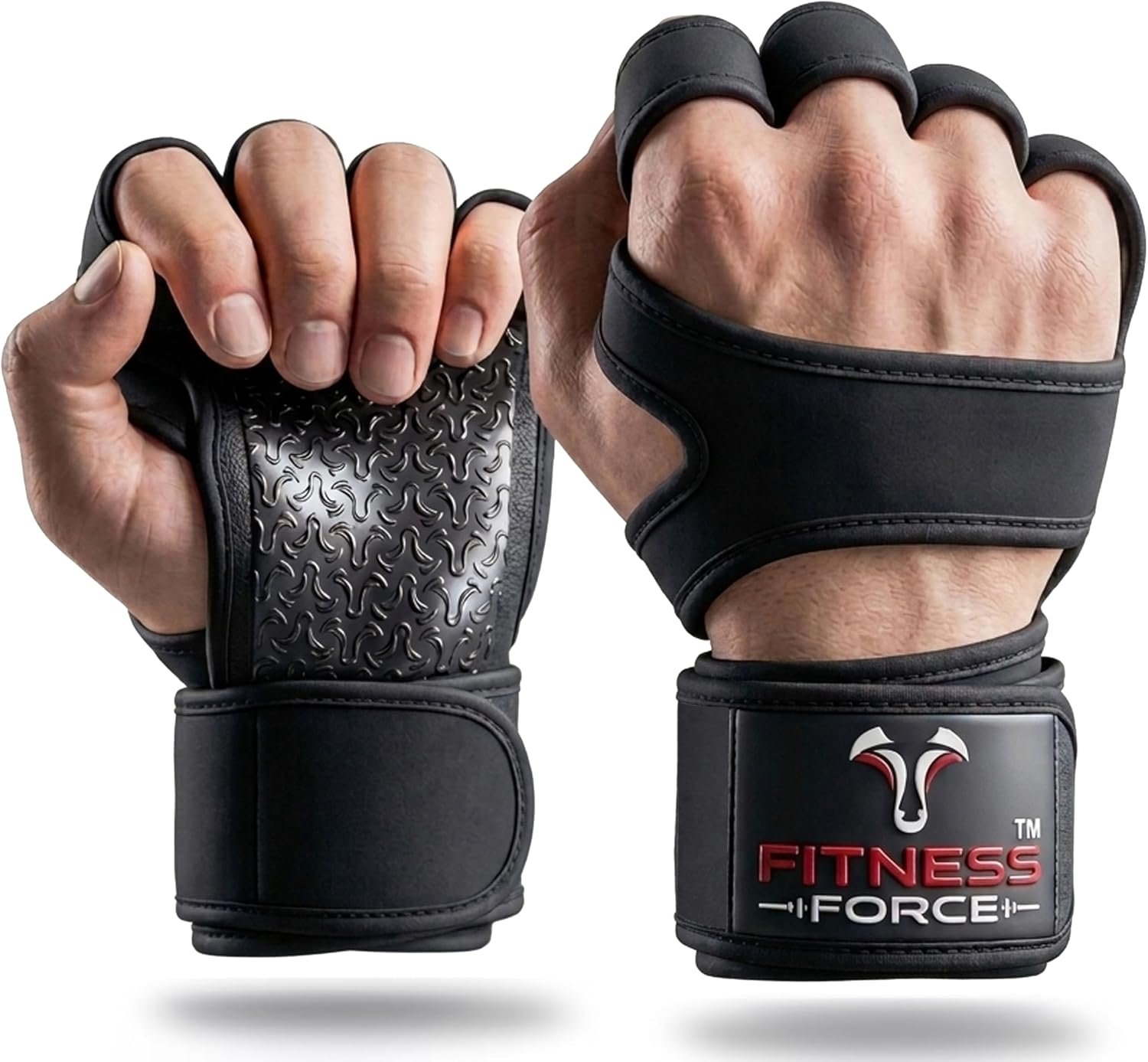 FITNESS FORCE Ventilated Weight Lifting Workout Gloves for Men & Women