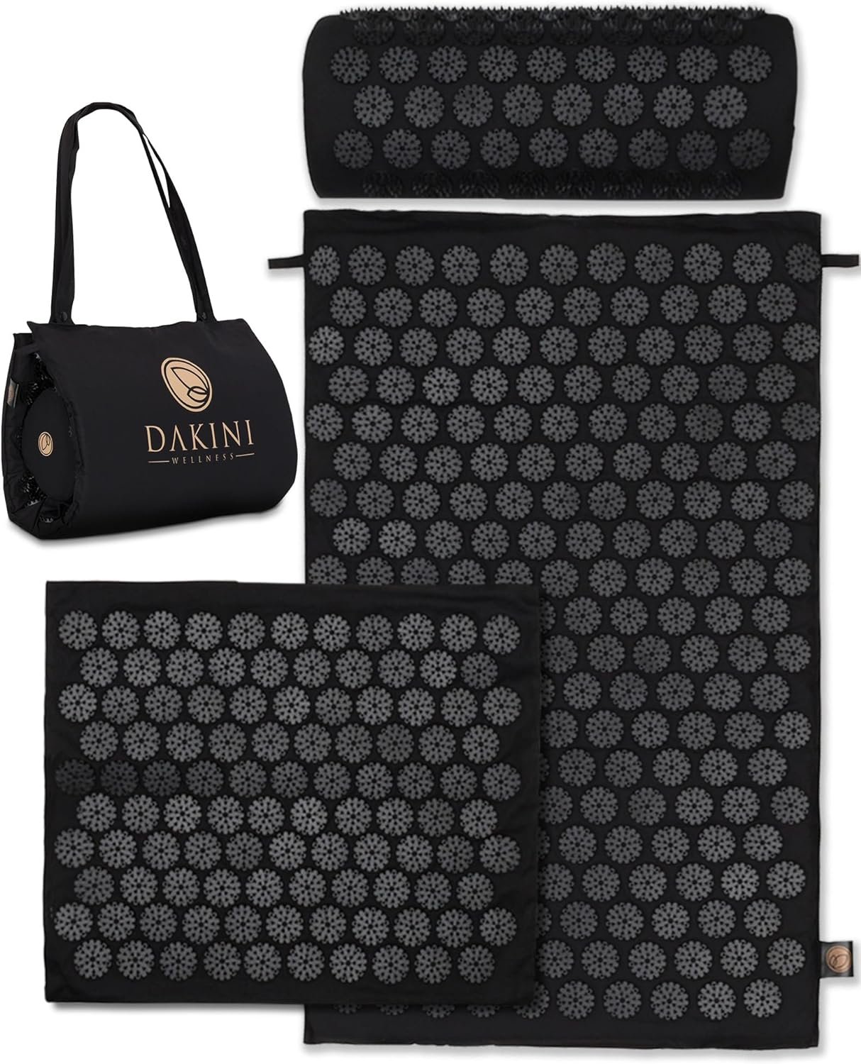 Acupressure Mat and Pillow Set with Mini Pad – Full Body Pain Relief